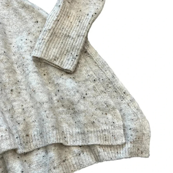 Yet Again Beige Knit Loose Cowl Neck Sweater S - Picture 2 of 3